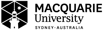 Macquarie University – Black Logo