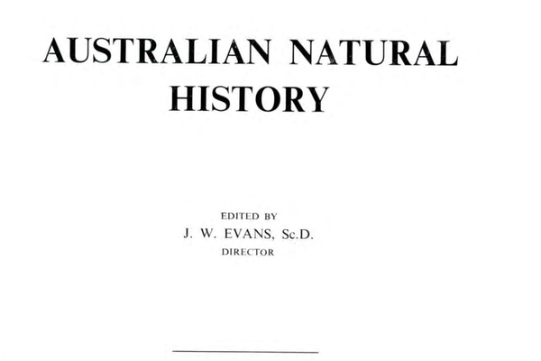 Australian Natural History magazine